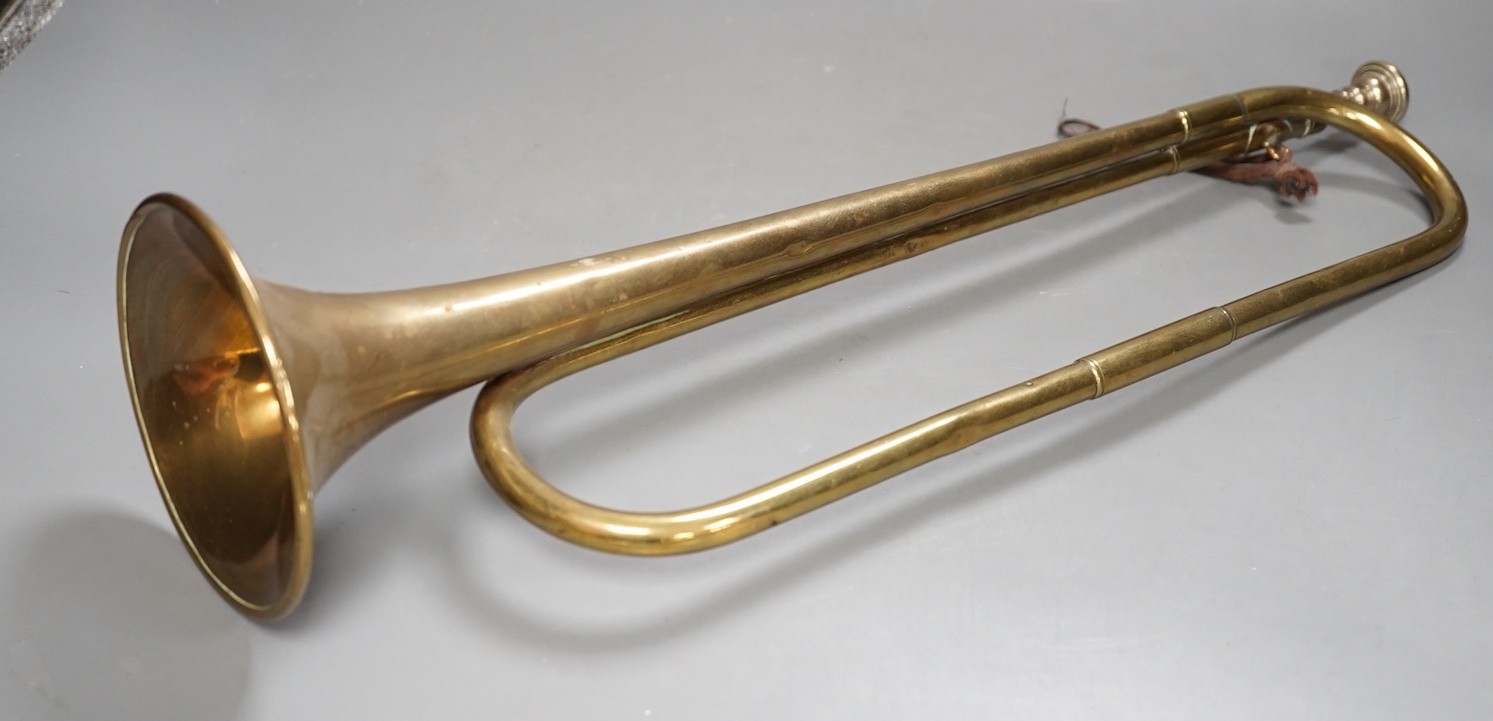 A Premier brass bugle